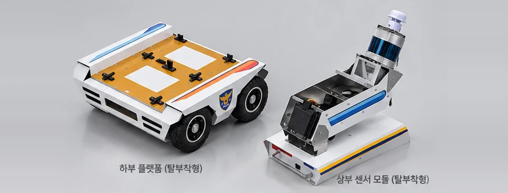 하부 플랫폼과 상부 센서 모듈